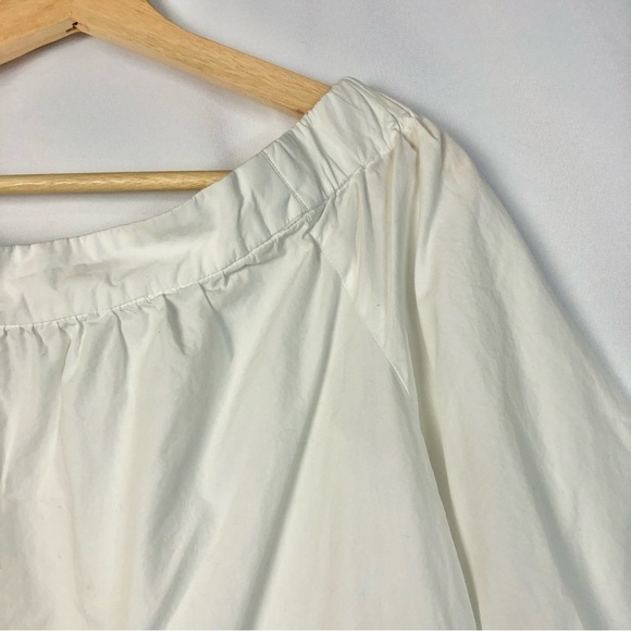 Madewell Clean Off The Shoulder White Long Sleeve Top XS - Picture 5 of 5